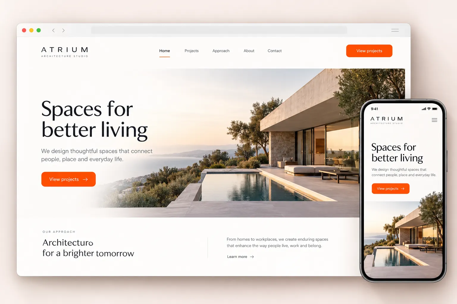 Landing page project preview